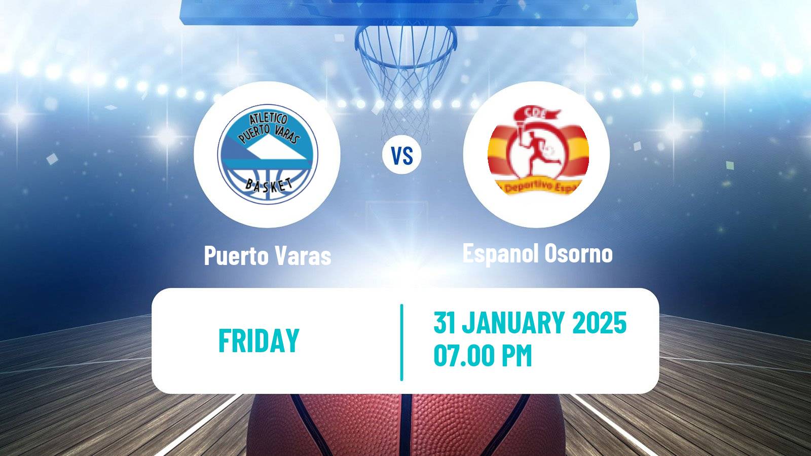 Basketball Chilean LNB Puerto Varas - Espanol Osorno