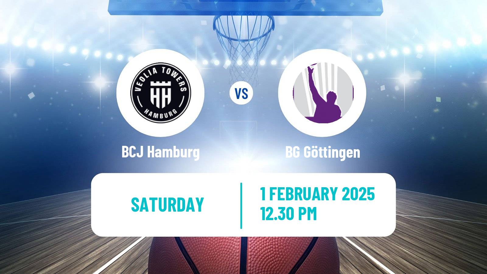 Basketball German BBL BCJ Hamburg - BG Göttingen