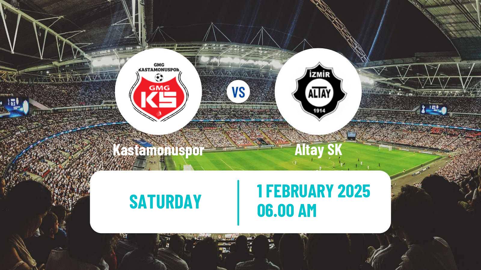 Soccer Turkish Second League White Group Kastamonuspor - Altay