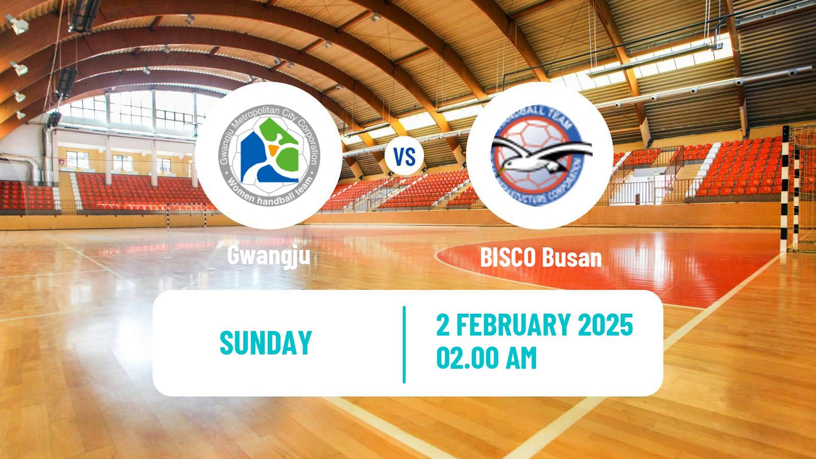 Handball South Korean 1st League Handball Women Gwangju - BISCO Busan