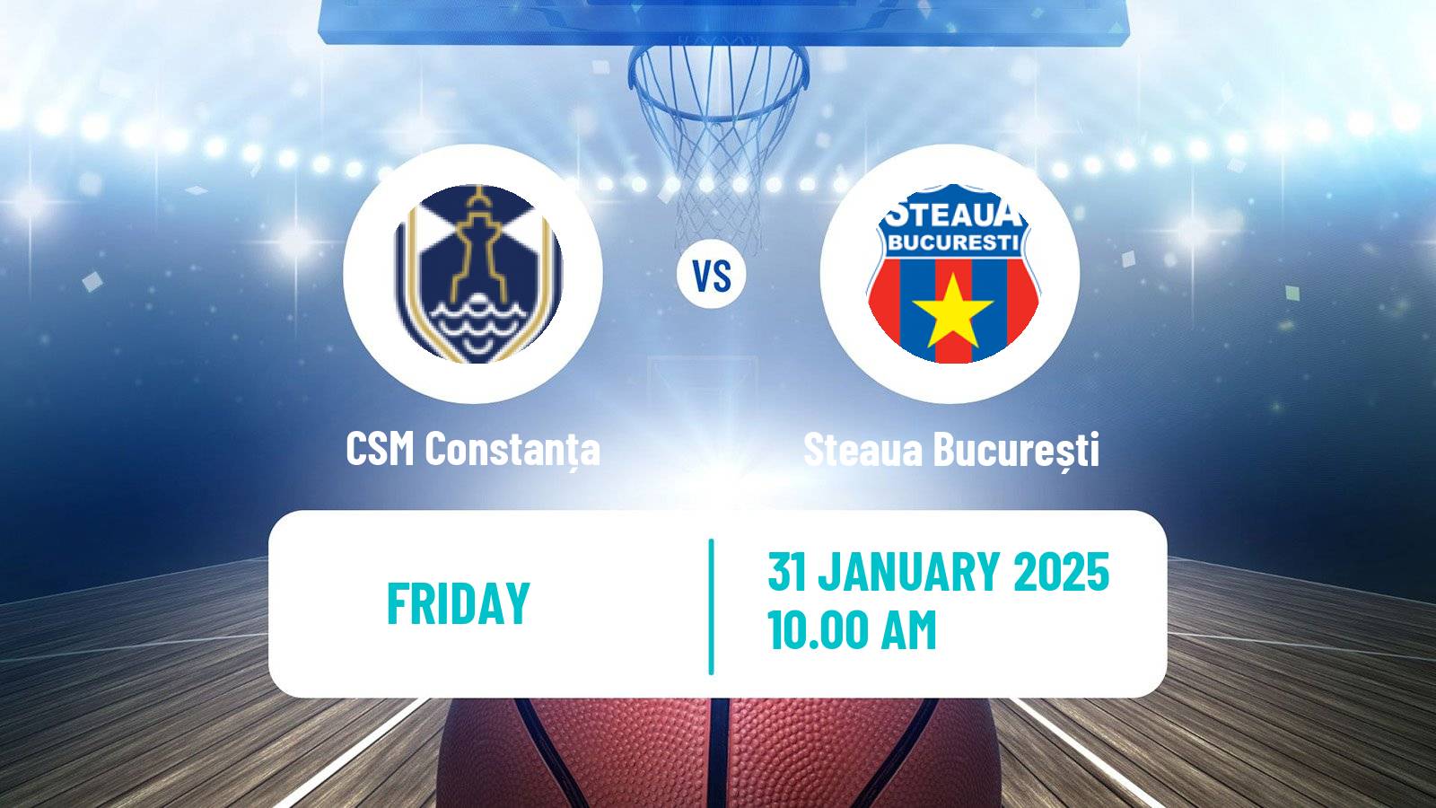 Basketball Romanian Divizia A Basketball CSM Constanța - Steaua București