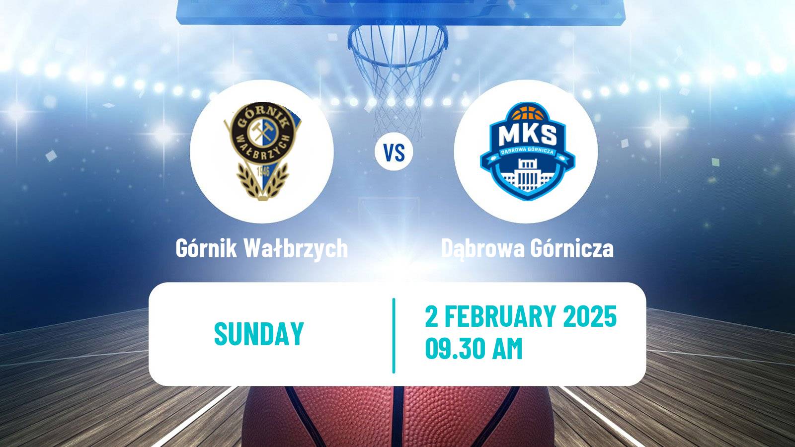 Basketball Polish Basket Liga Górnik Wałbrzych - Dąbrowa Górnicza