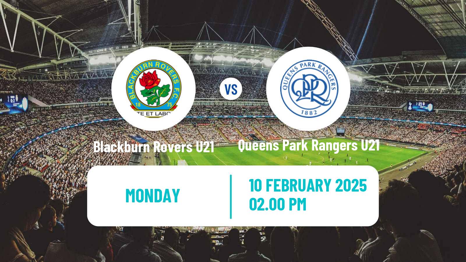 Soccer English Premier League Cup Blackburn Rovers U21 - Queens Park Rangers U21