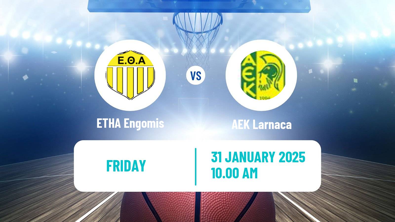 Basketball Cypriot Division A Basketball ETHA Engomis - AEK Larnaca