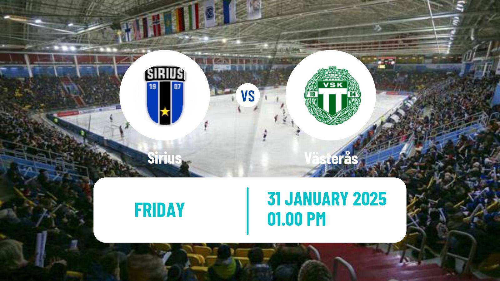 Bandy Swedish Elitserien Bandy Sirius - Västerås