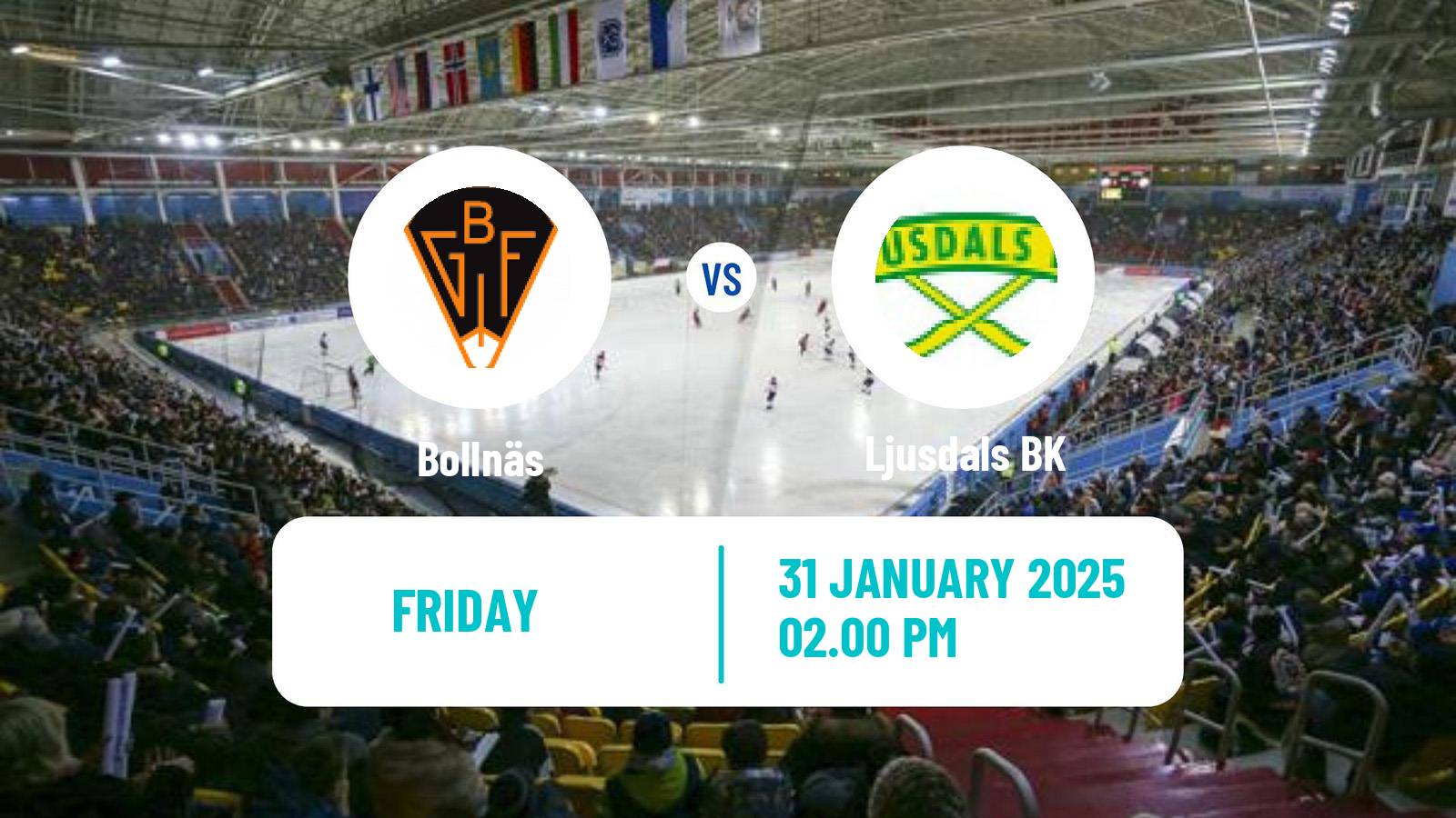 Bandy Swedish Elitserien Bandy Bollnäs - Ljusdal