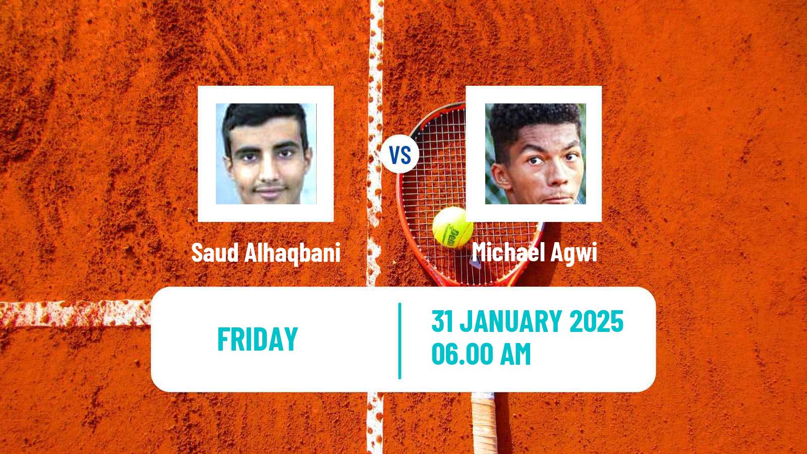 Tennis Davis Cup World Group II Saud Alhaqbani - Michael Agwi