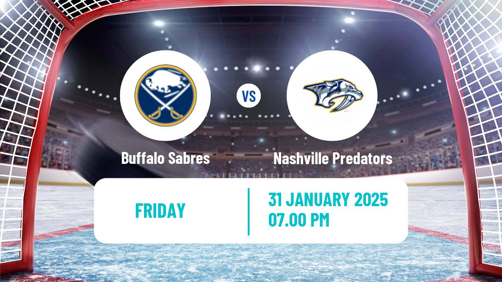 Hockey NHL Buffalo Sabres - Nashville Predators