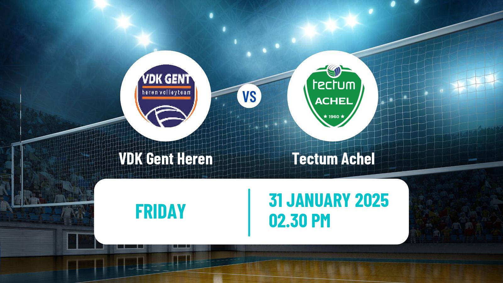 Volleyball Belgian League Volleyball VDK Gent Heren - Achel