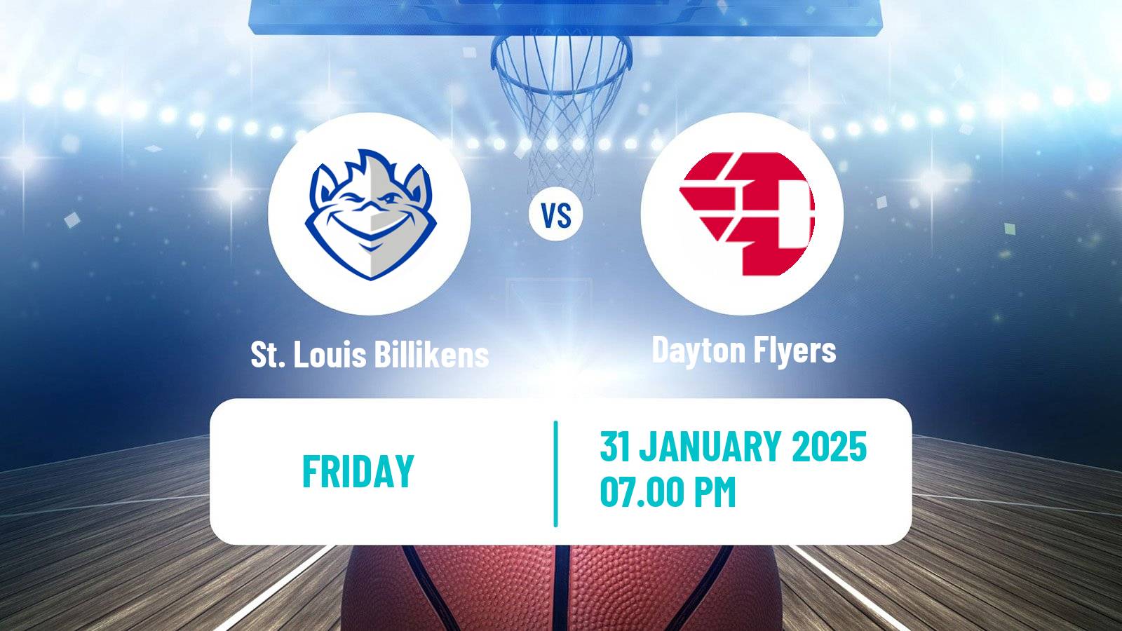 Basketball NCAA College Basketball St. Louis Billikens - Dayton Flyers