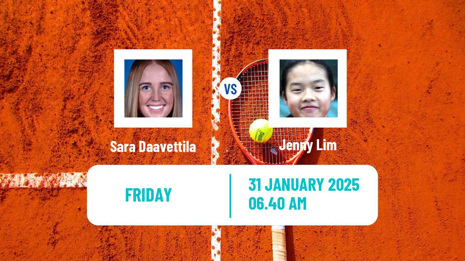 Tennis ITF W15 Monastir 4 Women Sara Daavettila - Jenny Lim