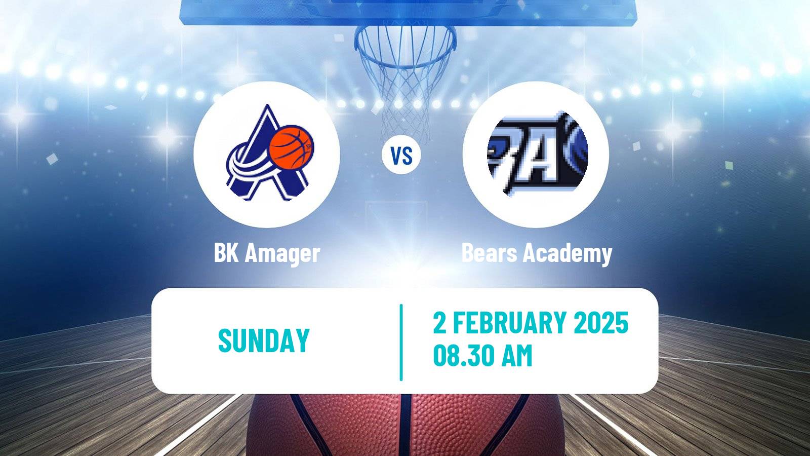 Basketball Danish Basketligaen Amager - Bears Academy