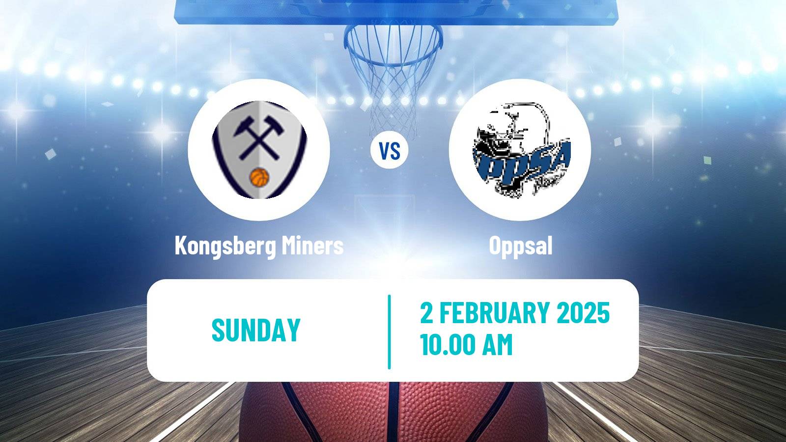 Basketball Norwegian BLNO Kongsberg Miners - Oppsal