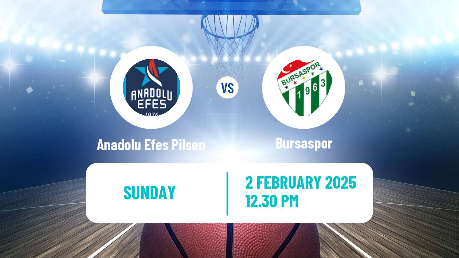 Basketball Turkish Basketball Super Ligi Anadolu Efes Pilsen - Bursaspor