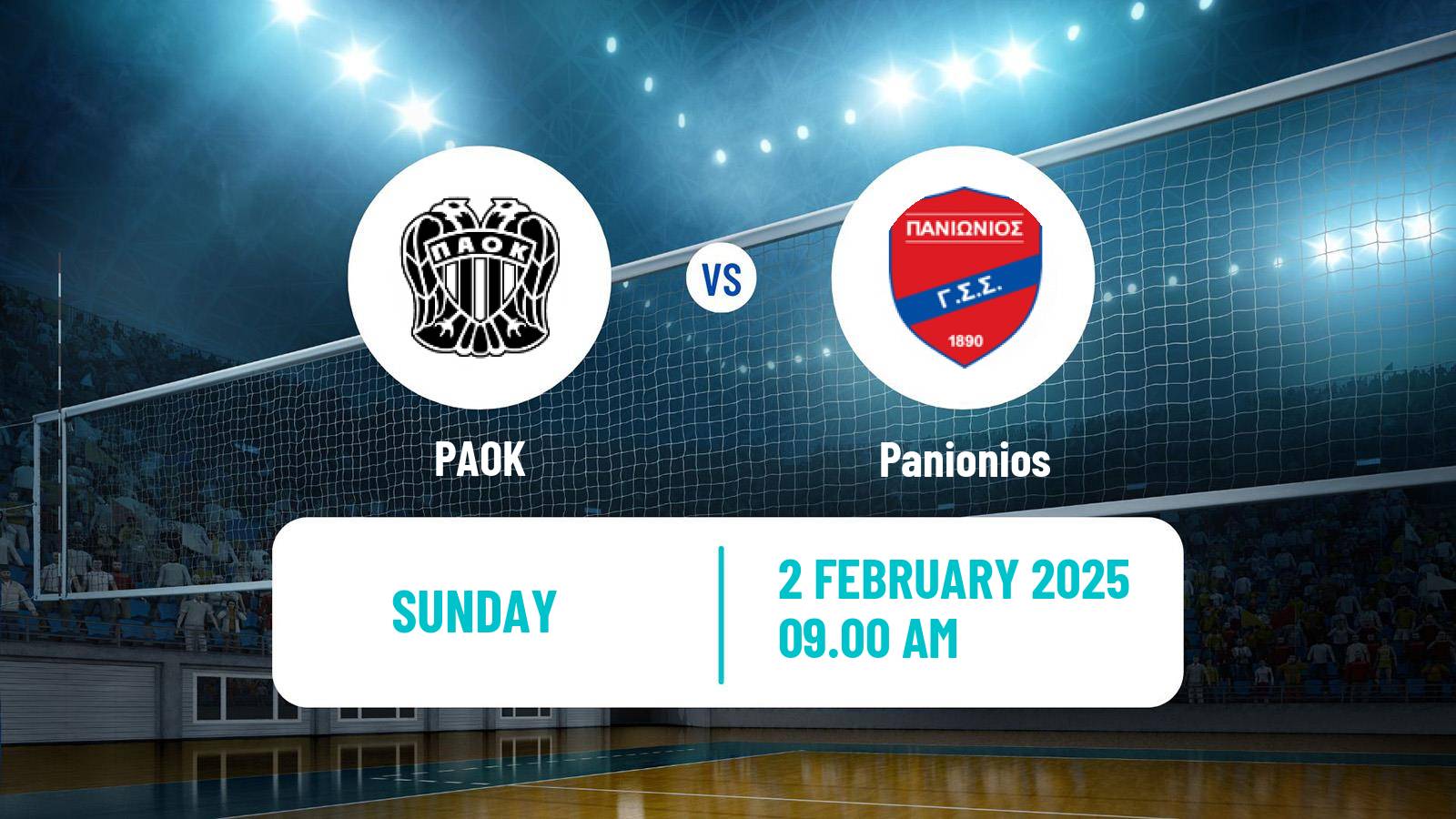 Volleyball Greek A1 Volleyball Women PAOK - Panionios