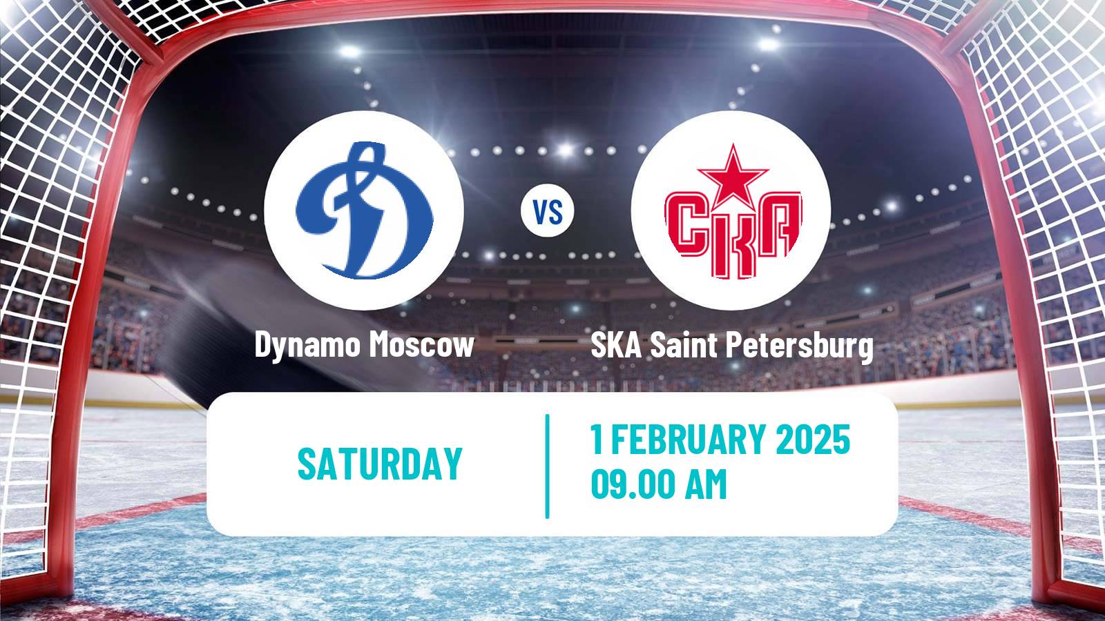 Hockey KHL Dynamo Moscow - SKA Saint Petersburg