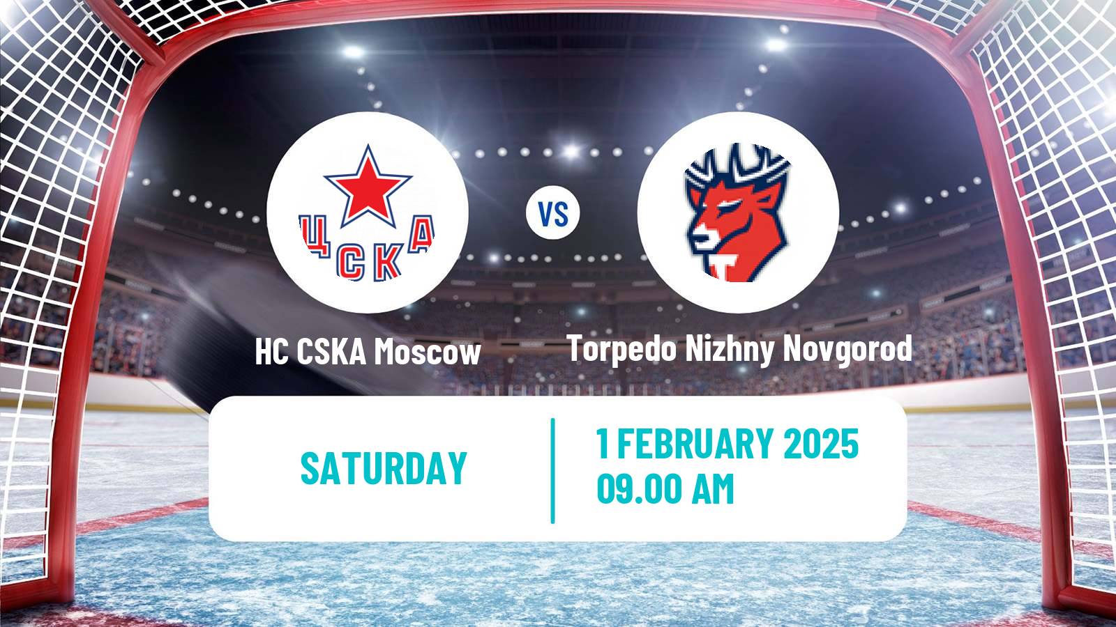 Hockey KHL HC CSKA Moscow - Torpedo Nizhny Novgorod