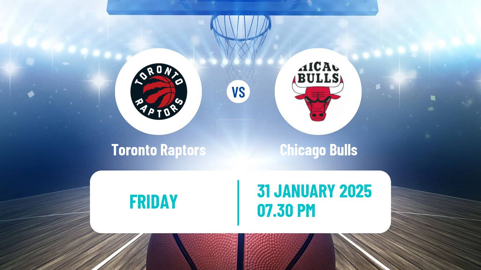 Basketball NBA Toronto Raptors - Chicago Bulls