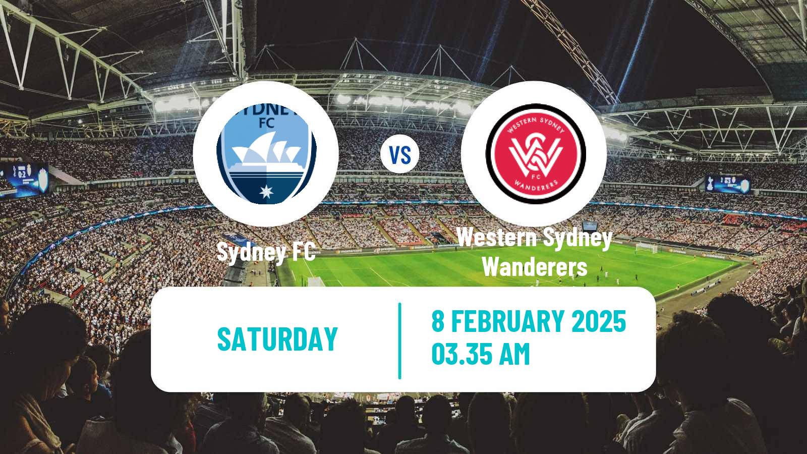 Soccer Australian A-League Sydney - Western Sydney Wanderers