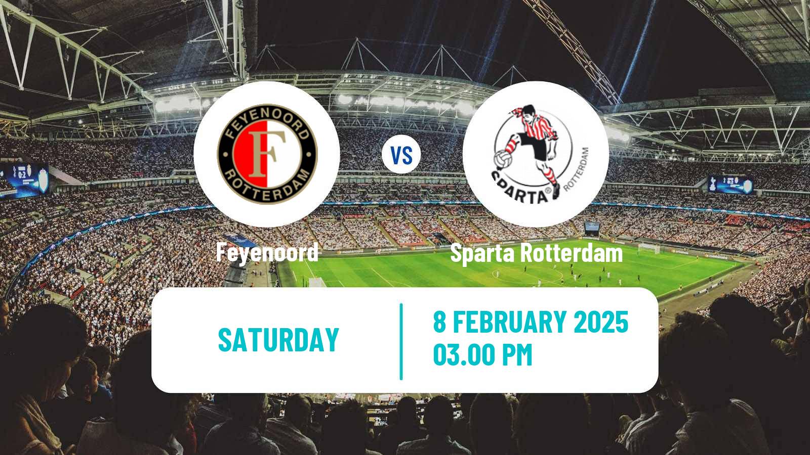 Soccer Dutch Eredivisie Feyenoord - Sparta Rotterdam