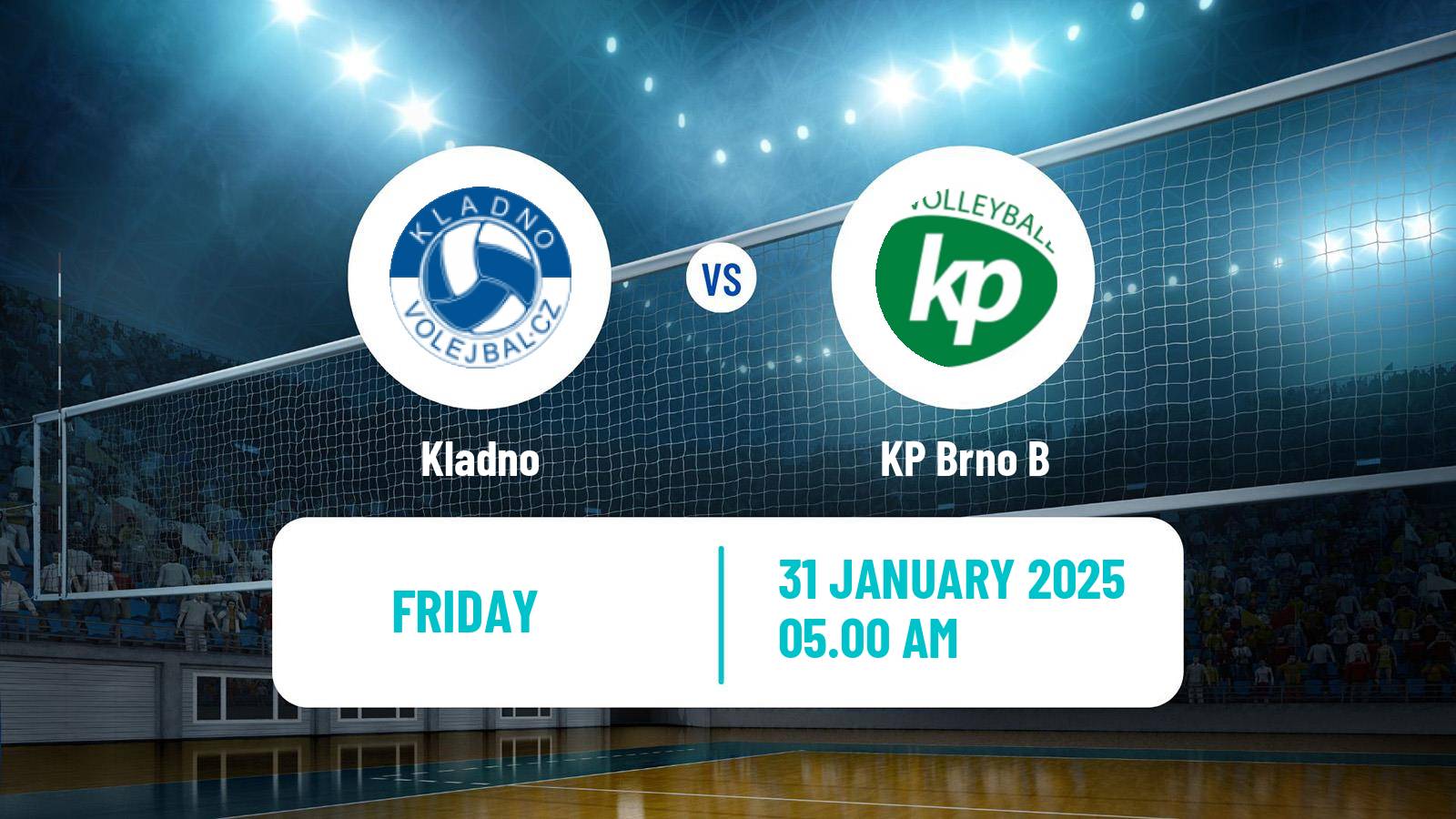 Volleyball Czech 1 Liga Volleyball Women Kladno - KP Brno B