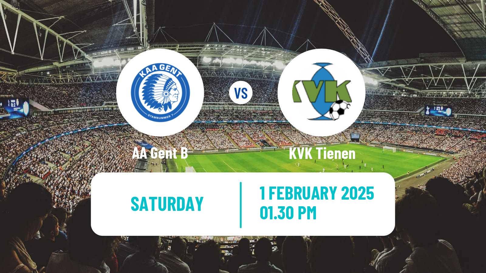 Soccer Belgian National Division 1 VV Gent B - Tienen