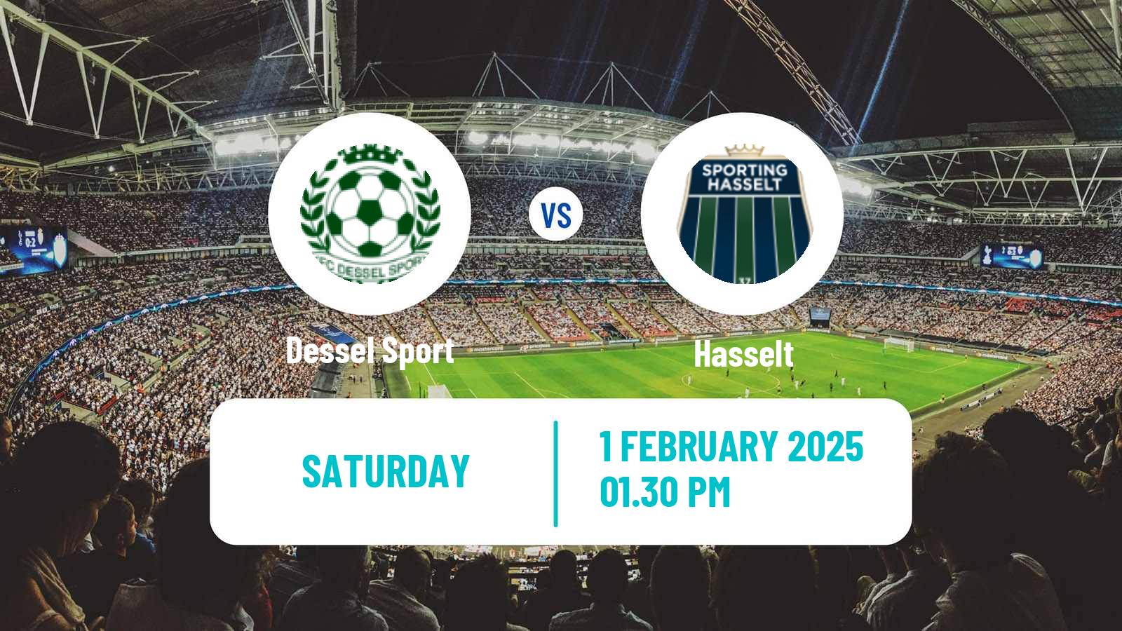 Soccer Belgian National Division 1 VV Dessel Sport - Hasselt