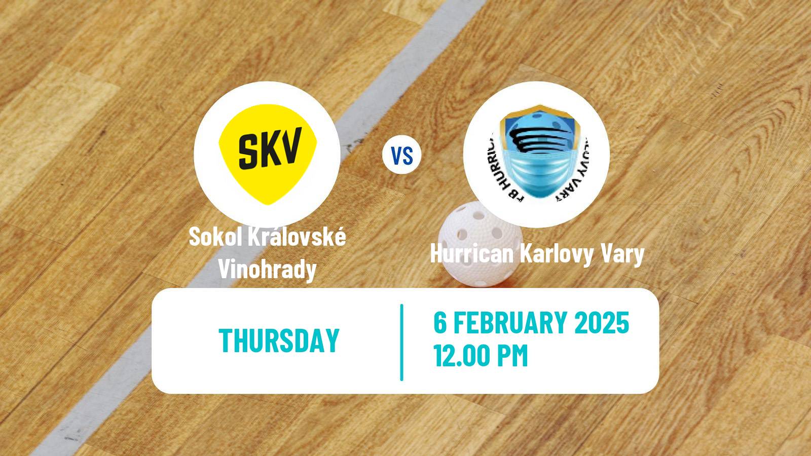 Floorball Czech Superliga Floorball Sokol Královské Vinohrady - Hurrican Karlovy Vary