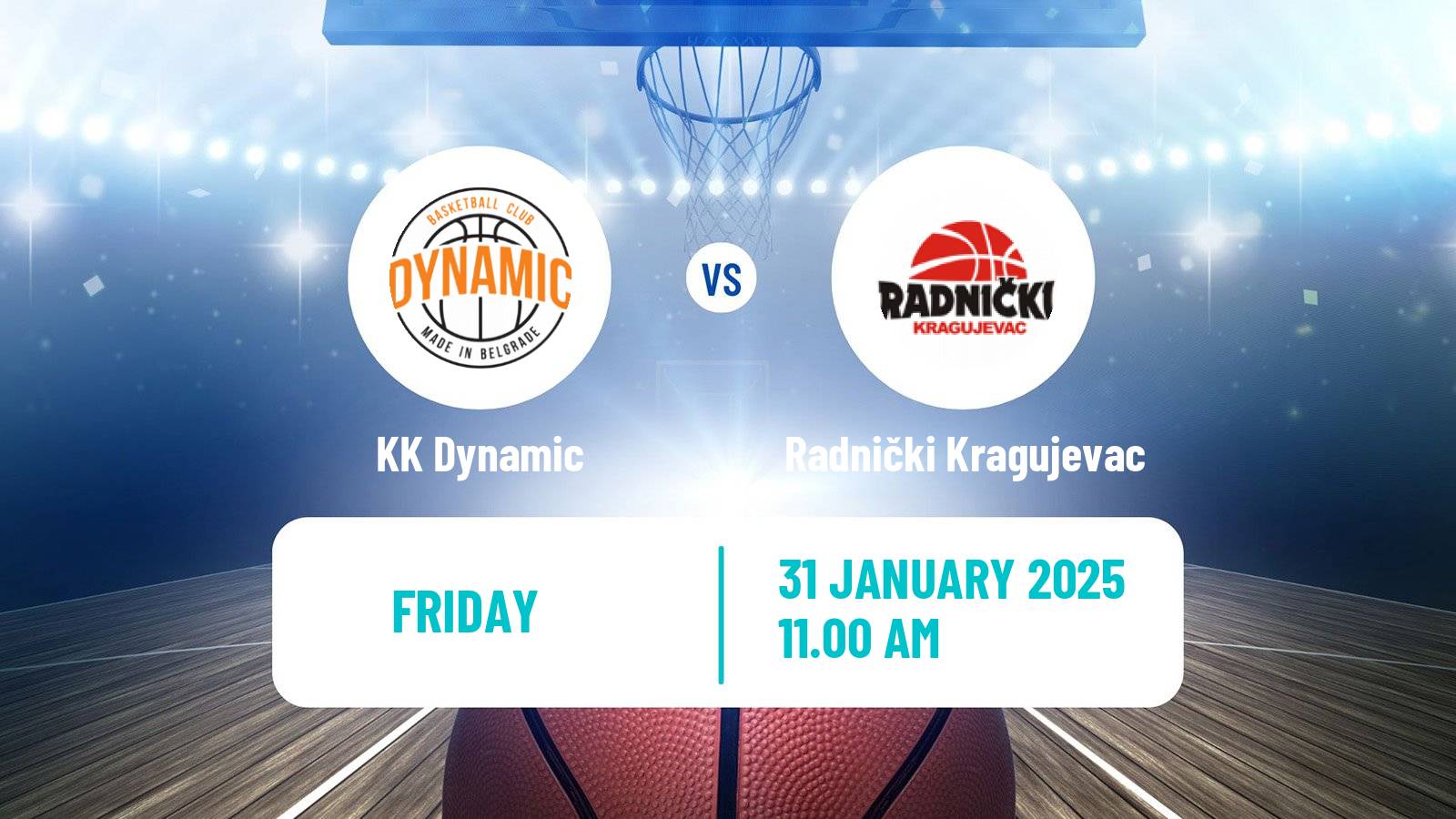 Basketball Serbian First League Basketball Dynamic - Radnički Kragujevac