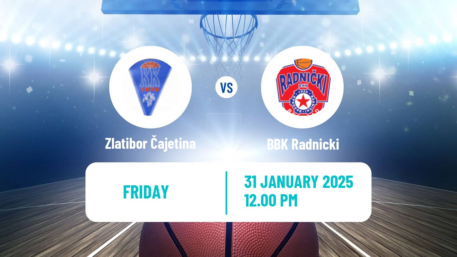 Basketball Serbian First League Basketball Zlatibor Čajetina - BBK Radnicki