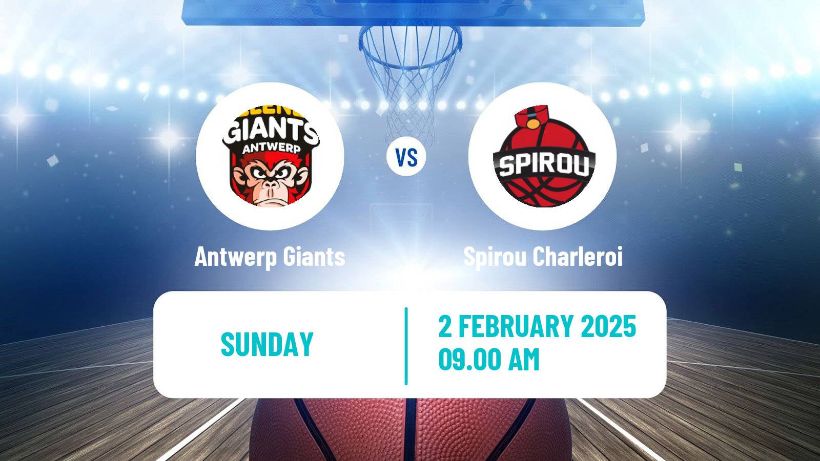 Basketball BNXT League Antwerp Giants - Spirou Charleroi