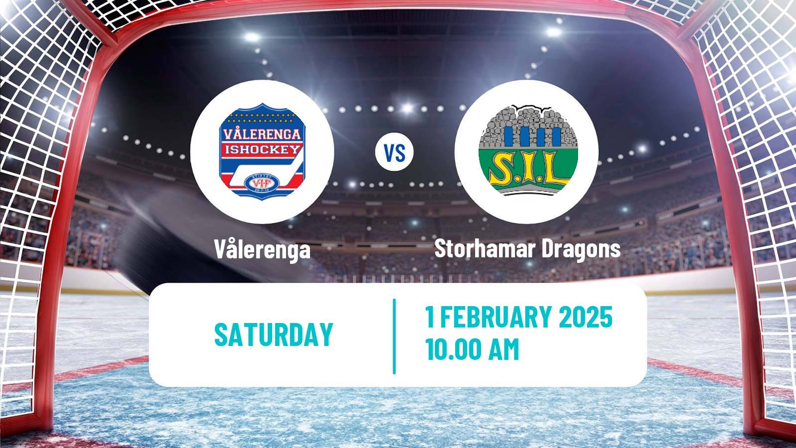 Hockey Norwegian Ligaen Hockey Vålerenga - Storhamar Dragons