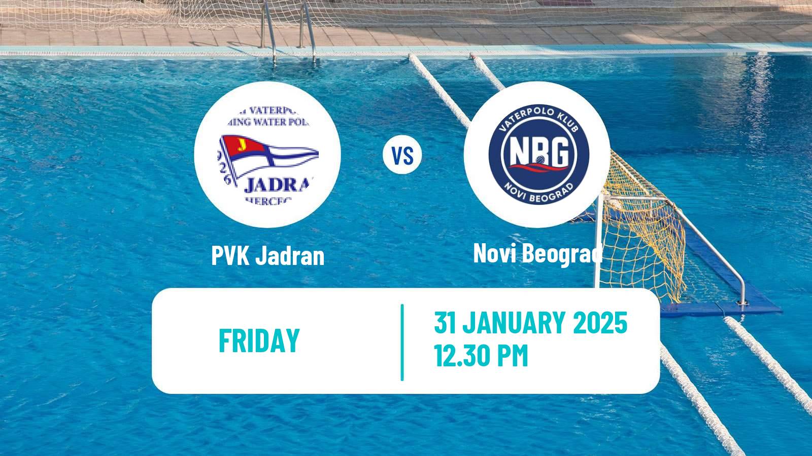 Water polo Serbian Super Liga Water Polo PVK Jadran - Novi Beograd