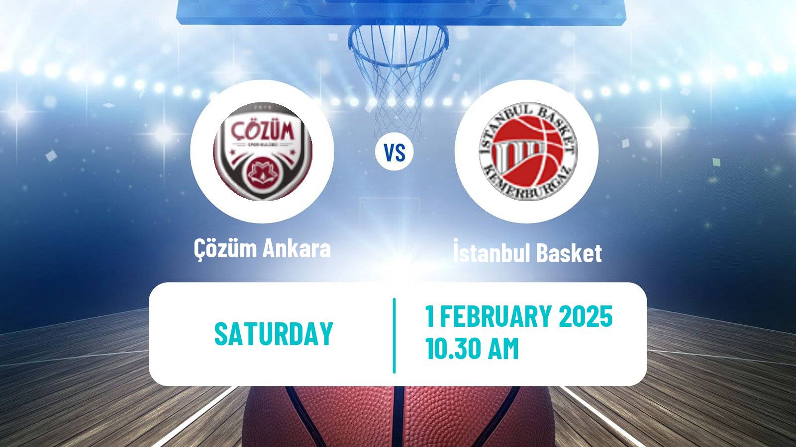 Basketball Turkish TB2L Çözüm Ankara - İstanbul Basket