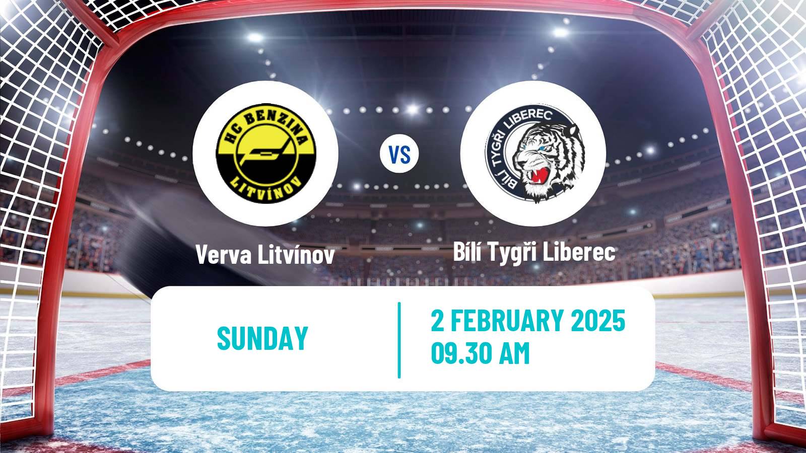 Hockey Czech Extraliga Verva Litvínov - Bílí Tygři Liberec