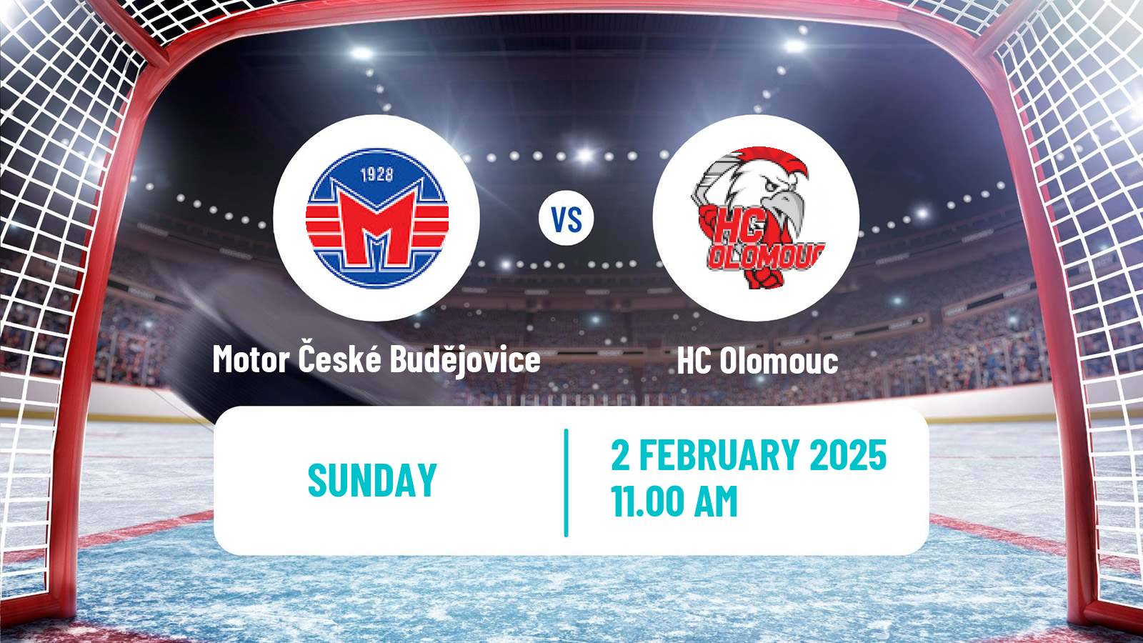 Hockey Czech Extraliga Motor České Budějovice - Olomouc