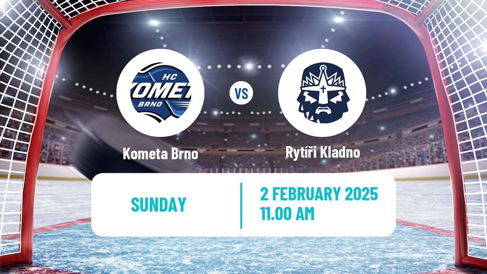 Hockey Czech Extraliga Kometa Brno - Rytíři Kladno