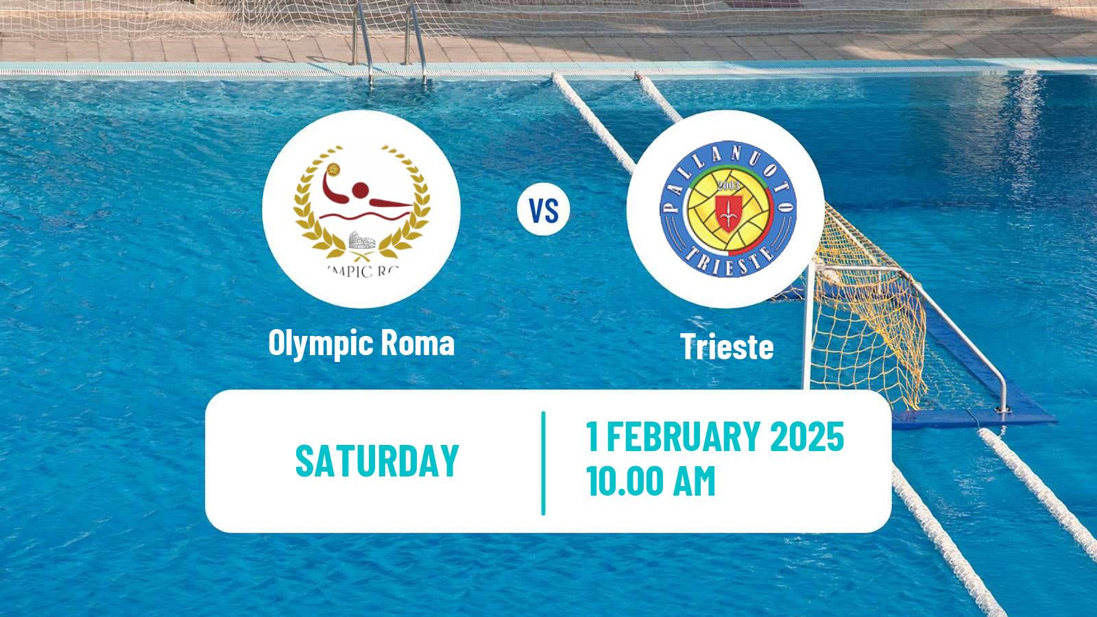 Water polo Italian A1 Water Polo Olympic Roma - Trieste