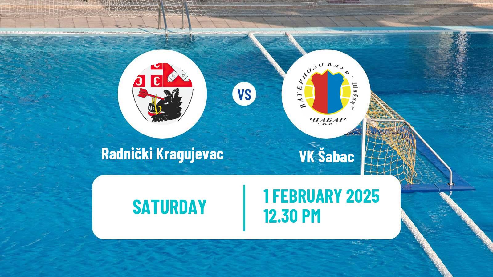 Water polo Serbian Super Liga Water Polo Radnički Kragujevac - Šabac