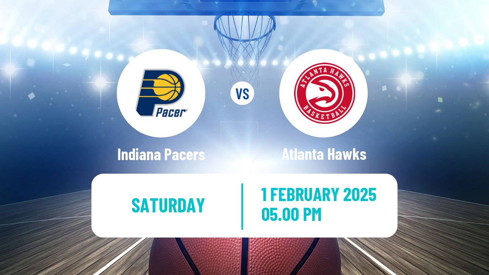 Basketball NBA Indiana Pacers - Atlanta Hawks