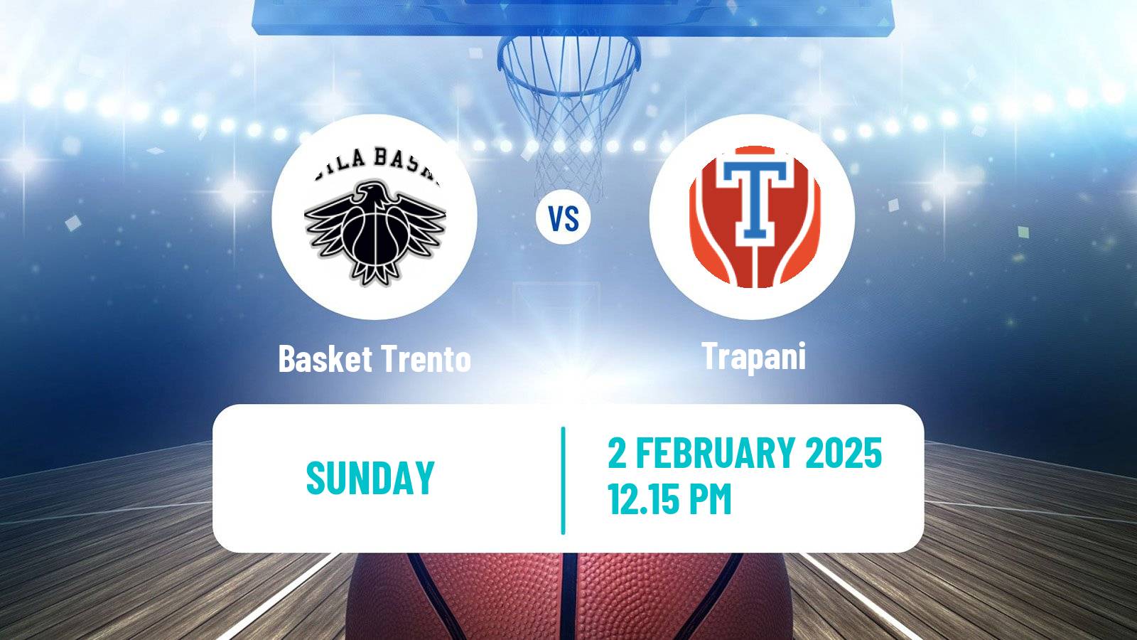 Basketball Italian Lega A Basketball Basket Trento - Trapani