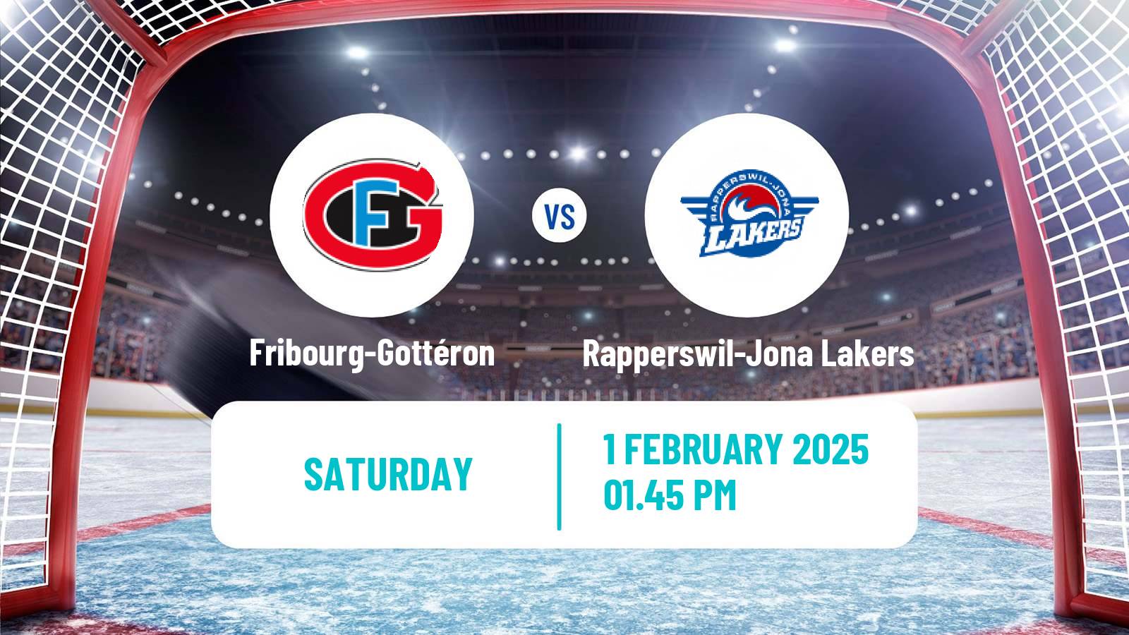 Hockey Swiss National League Hockey Fribourg-Gottéron - Rapperswil-Jona Lakers