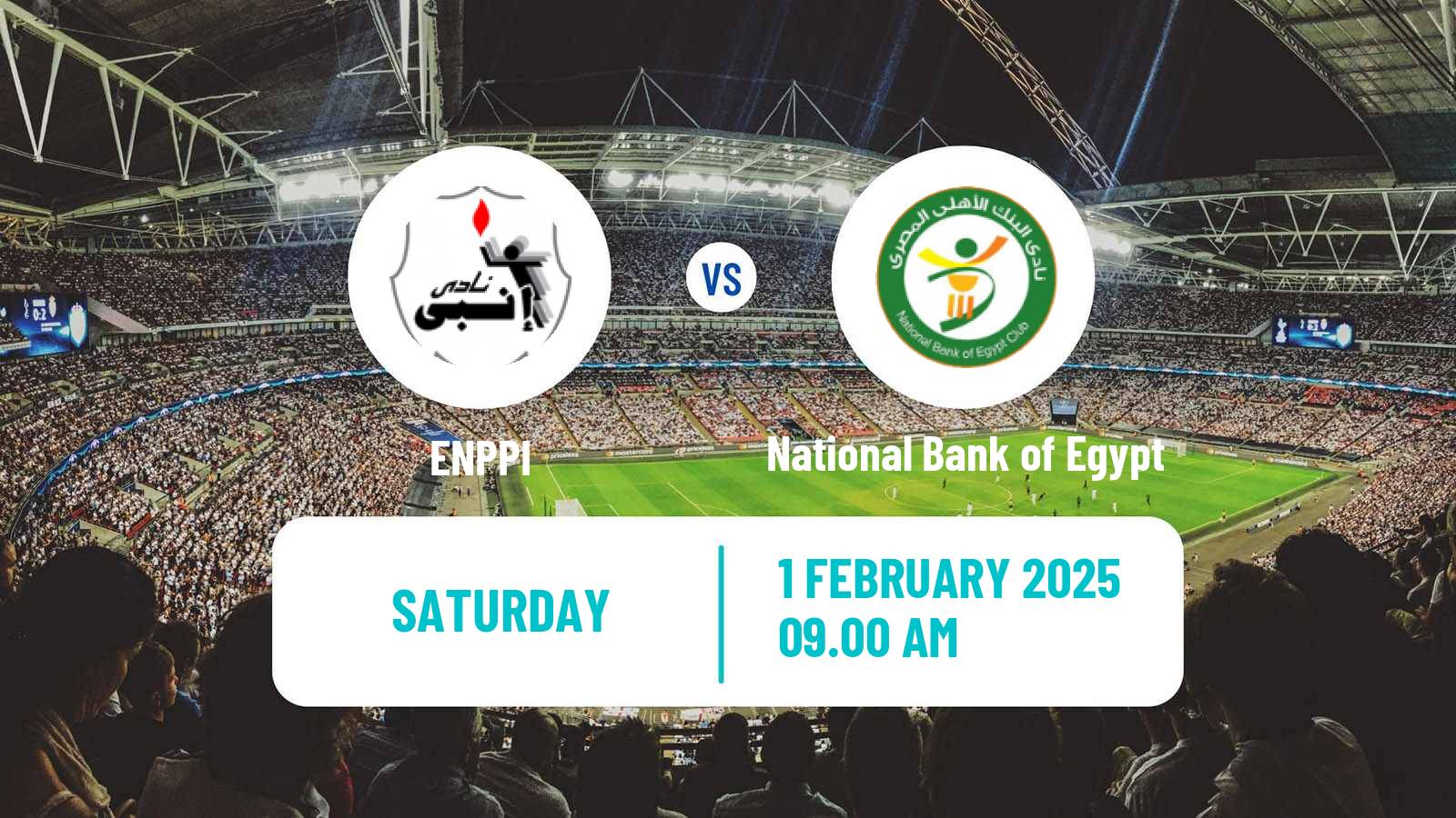 Soccer Egyptian Premier League ENPPI - National Bank of Egypt