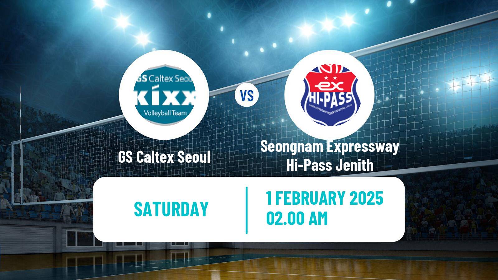 Volleyball South Korean V-League Women GS Caltex Seoul - Seongnam Expressway Hi-Pass Jenith