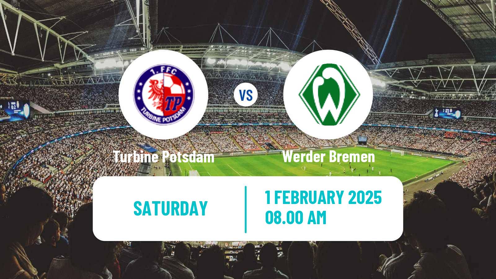 Soccer German Bundesliga Women Turbine Potsdam - Werder Bremen