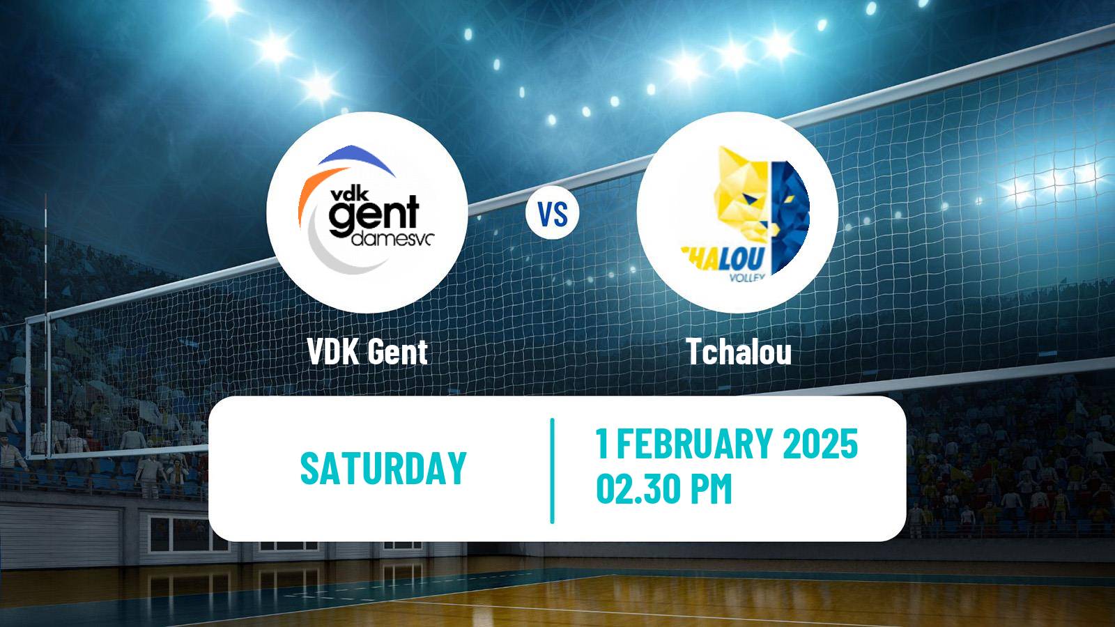 Volleyball Belgian Liga A Volleyball Women VDK Gent - Tchalou