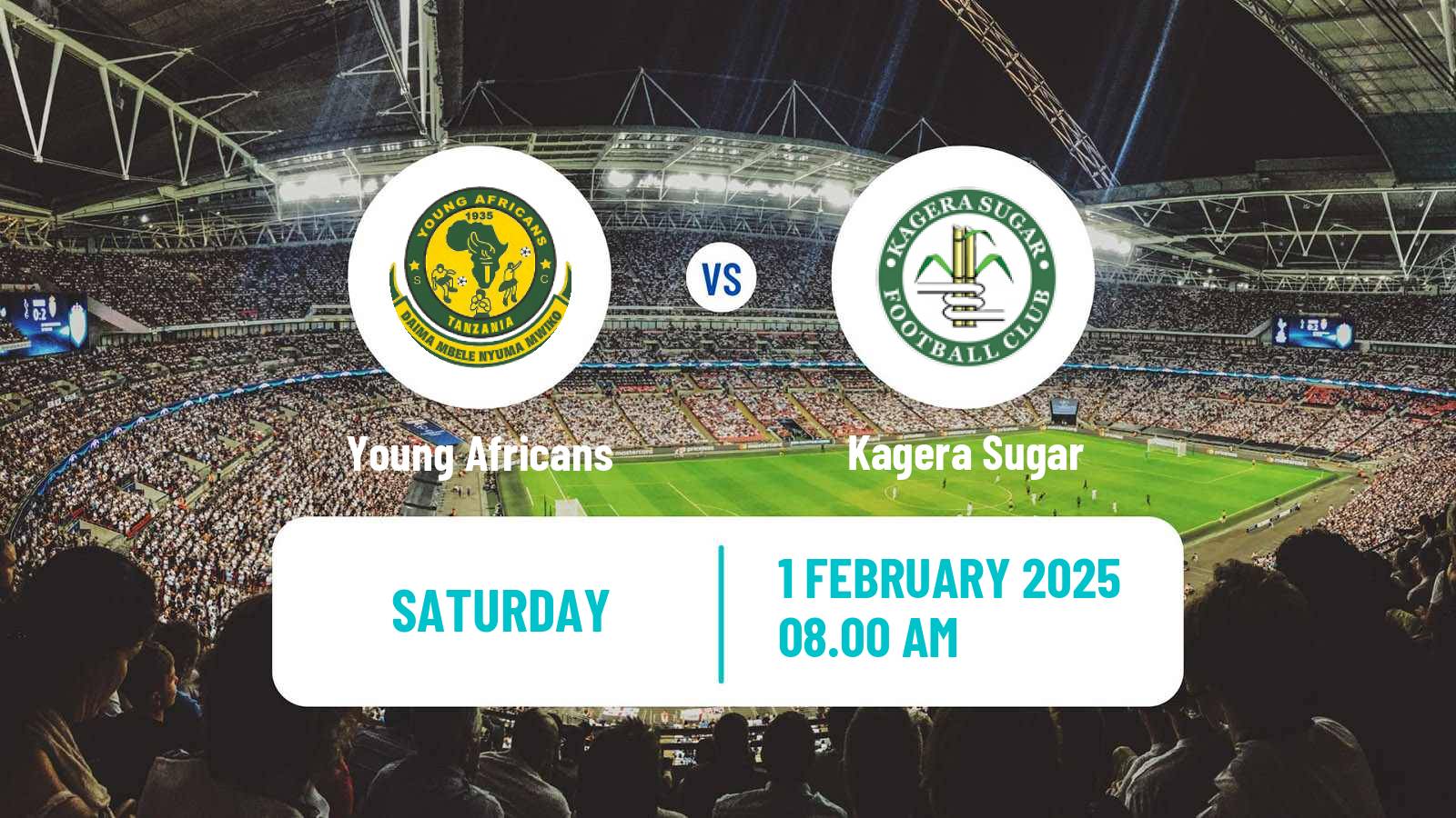 Soccer Tanzanian Premier League Young Africans - Kagera Sugar