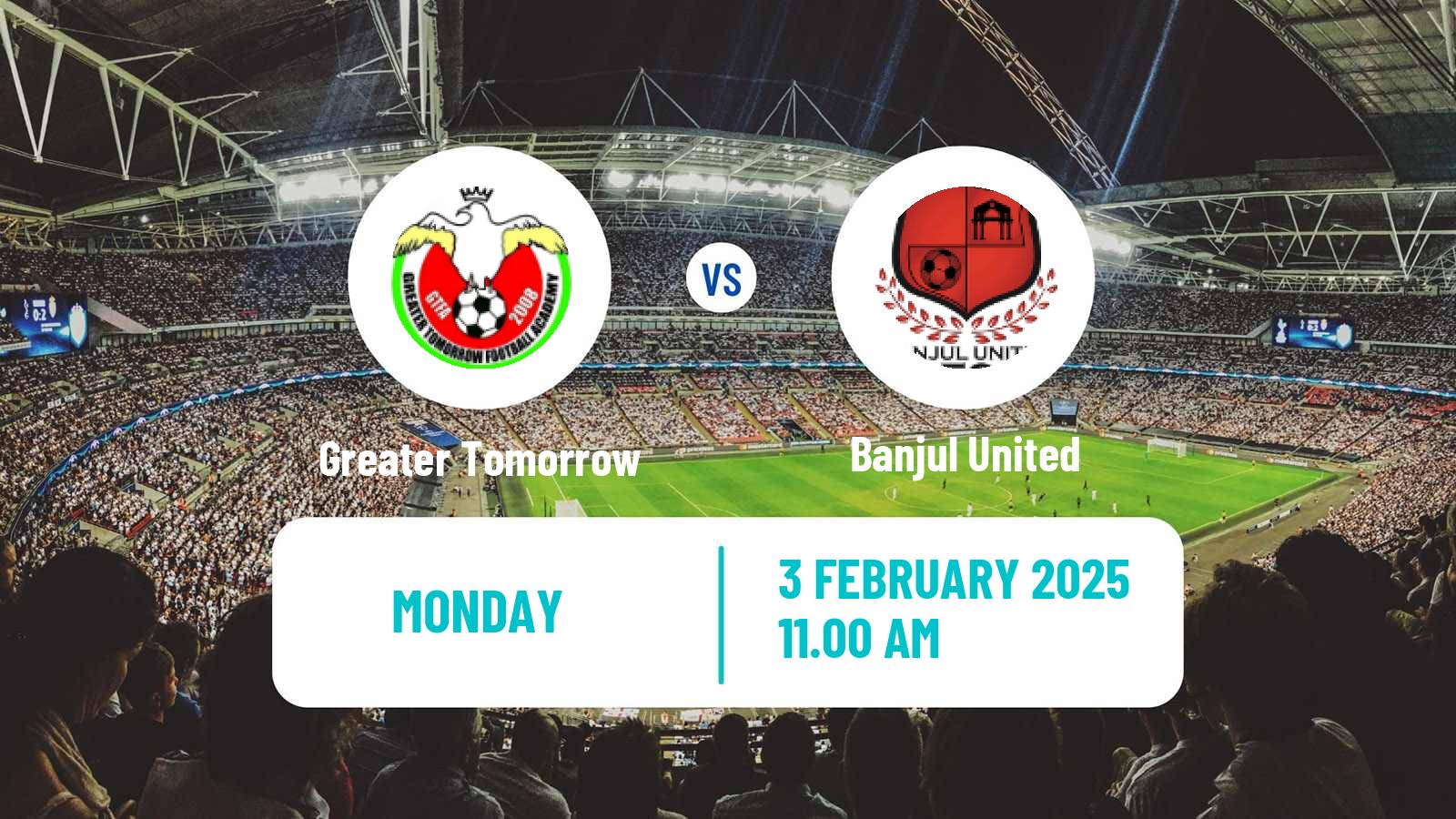 Soccer Gambian GFA League Greater Tomorrow - Banjul United