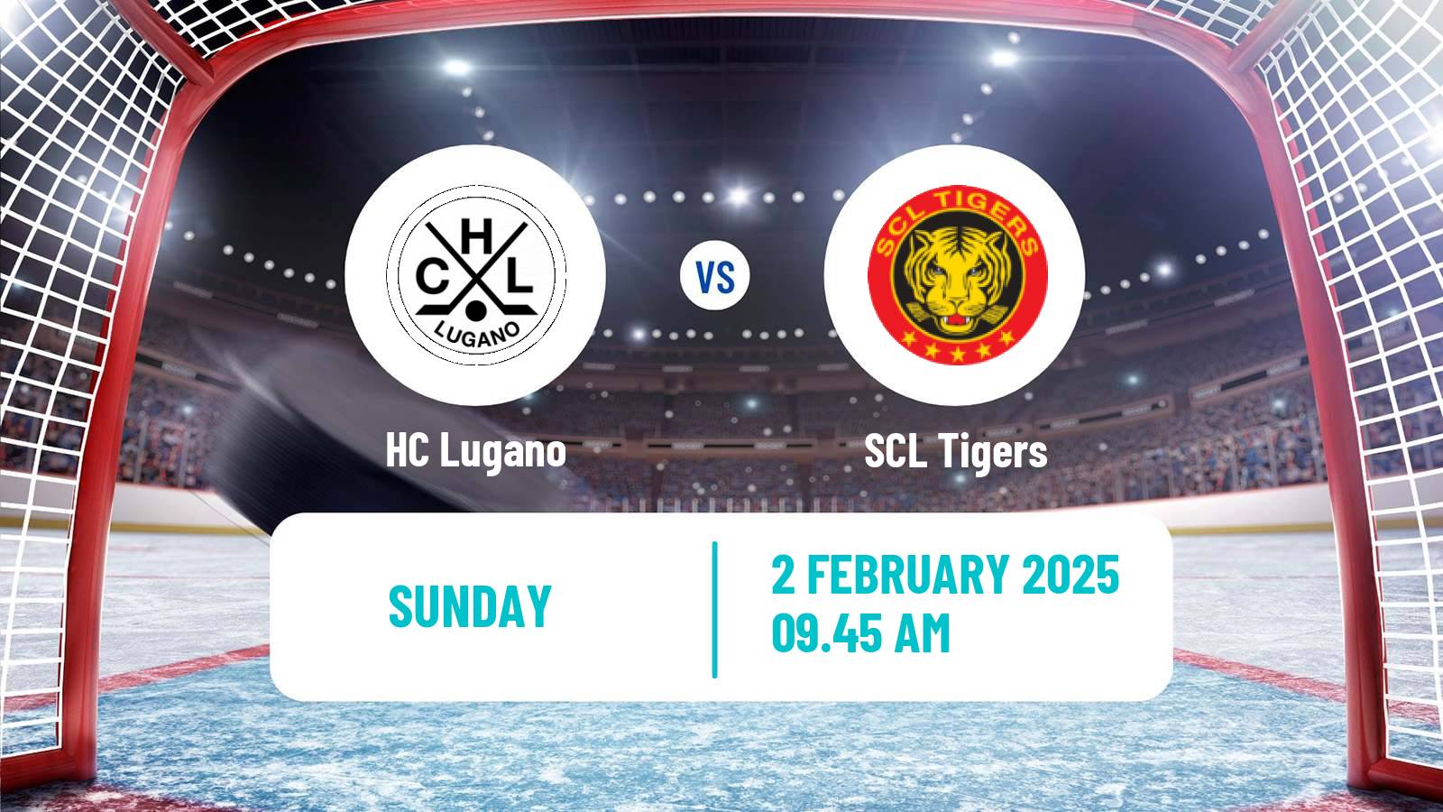 Hockey Swiss National League Hockey Lugano - SCL Tigers