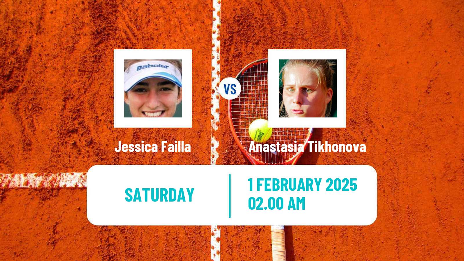 Tennis Mumbai Challenger Women Jessica Failla - Anastasia Tikhonova